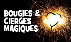 Bougies et cierges magique